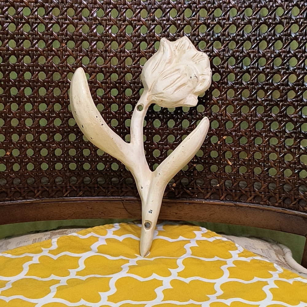 Cast Iron Flower Wall Hook